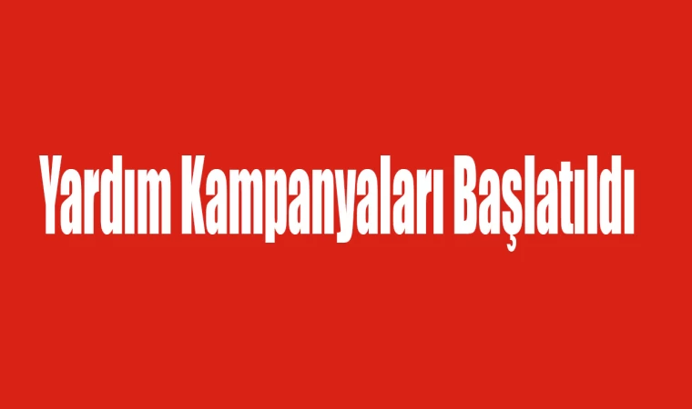 Kırklareli'de Yardım Kampanyaları Başlatıldı