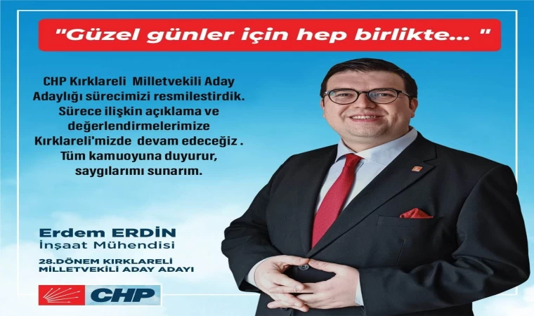 ERDİN : "YENİ BAŞLANGIÇLARA MERHABA"