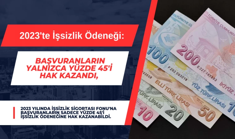 2023'te İşsizlik Ödeneği: Başvuranların Yalnızca Yüzde 45'i Hak Kazandı