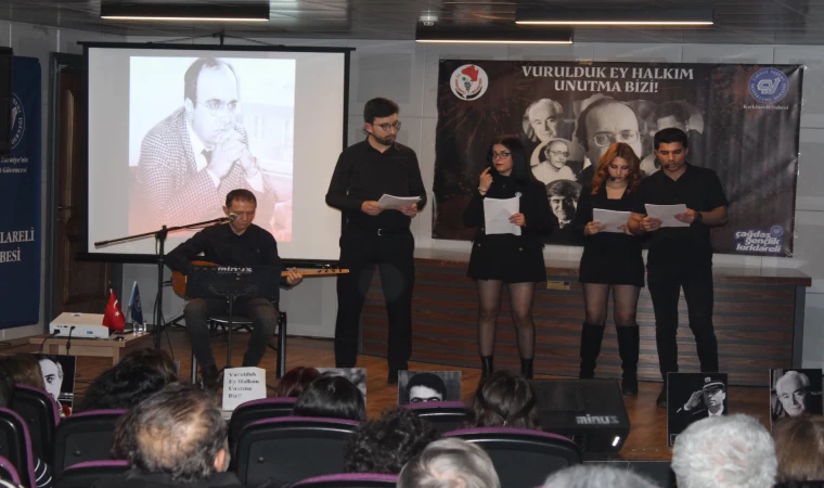ÇYDD tarafından Adalet ve Demokrasi haftası etkinlikleri kapsamında, Uğur Mumcu ve Devrim Şehitleri Anıldı