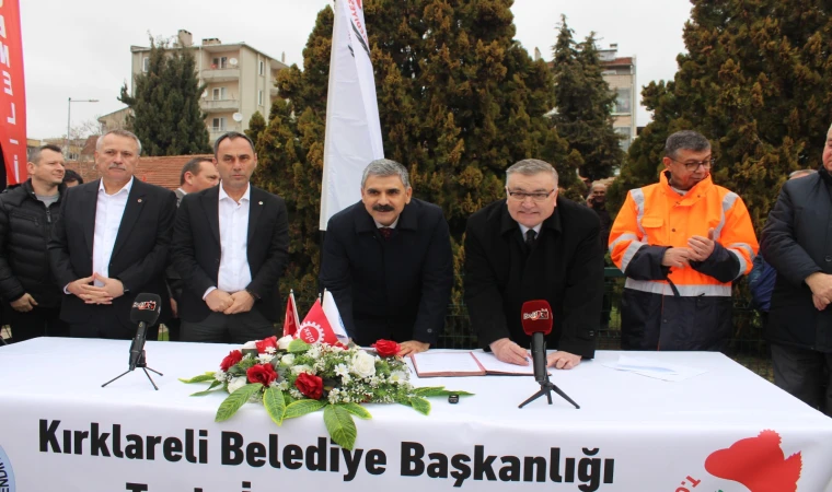 Kırklareli Belediyesi’nde Davullu Zurnalı Toplu Sözleşme Sevinci