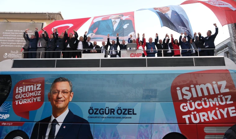 CHP GENEL BAŞKANI ÖZGÜR ÖZEL KIRKLARELİ'NE GELDİ.