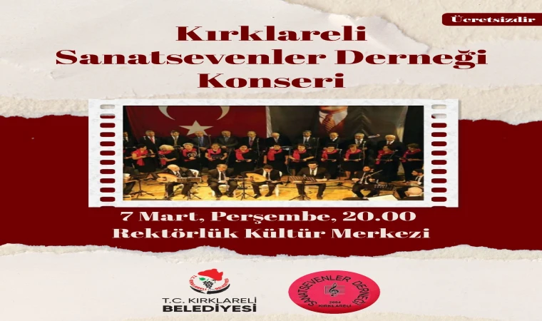 Kırklareli Sanatseverler Derneği Konseri