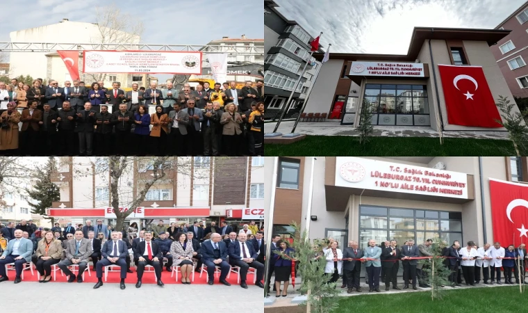 Sağlıkta Türkiye Yüzyılı hedefimize Lüleburgaz İlçemizde 2 tesis daha kazandırdık