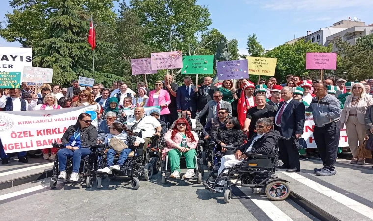 ENGELLİLER HAFTASI KIRKLARELİ'DE TÖRENLE KUTLANDI