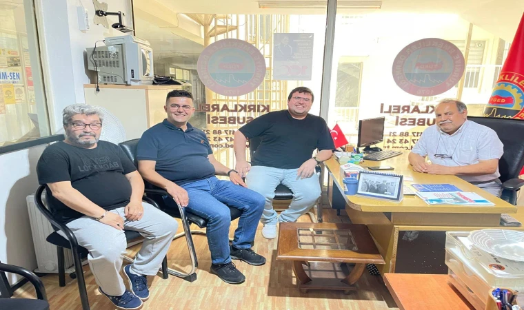 BAŞKAN ERDİN'DEN TÜED ŞUBESİNE ZİYARET