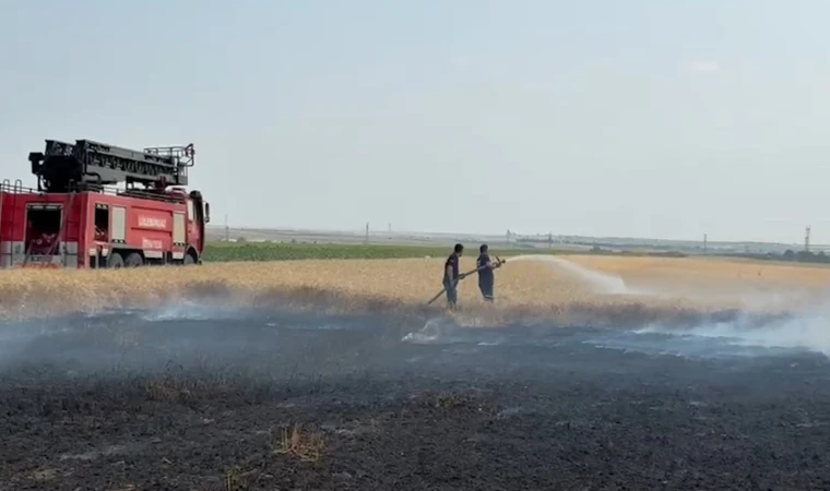 Yangına Lüleburgaz İtfaiyesi’nden müdahale
