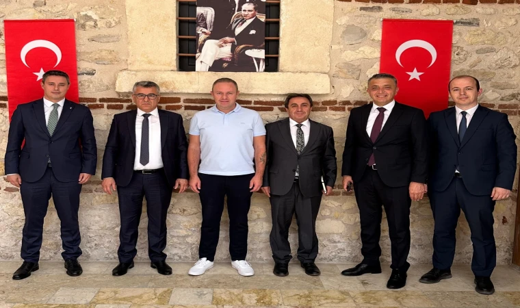 Kırklareli TSO Başkanı Soner Ilık, T.C. Ziraat Bankası Marmara Bölge Başkanı Tahir Ceylan’ı Ağırladı