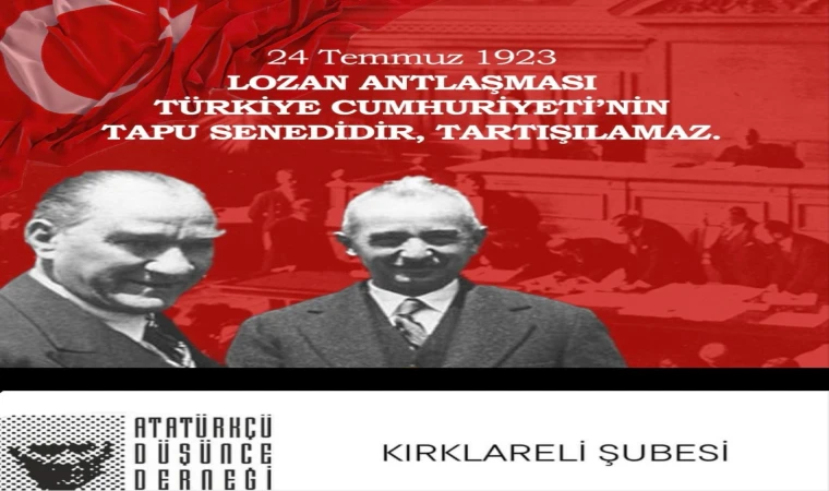 LOZAN’I TARTIŞMAK EMPERYALİZME HİZMET ETMEKTİR!