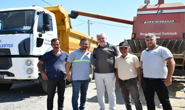 Lüleburgaz Belediyesi buğday hasadını yaptı