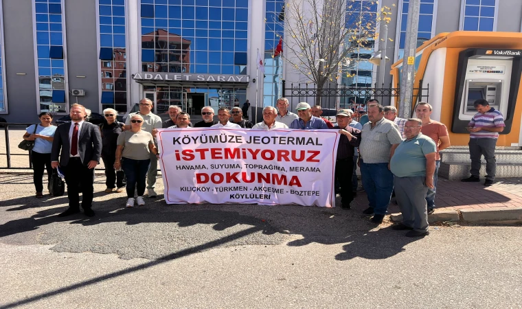Köyümüze Jeotermal İstemiyoruz
