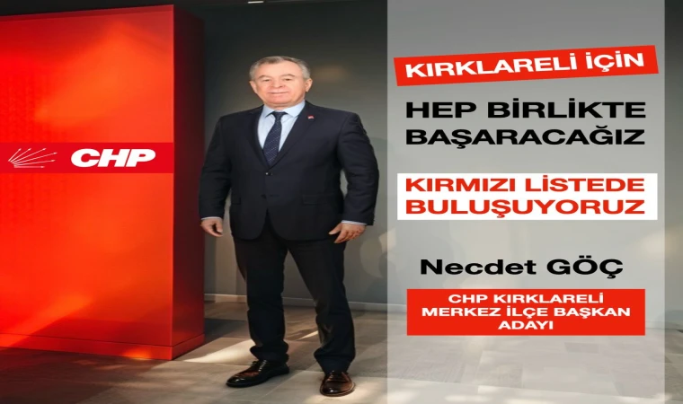 Necdet Göç Adaylığını Açıkladı