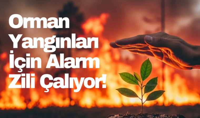 Orman Yangınları İçin Alarm Zili Çalıyor!