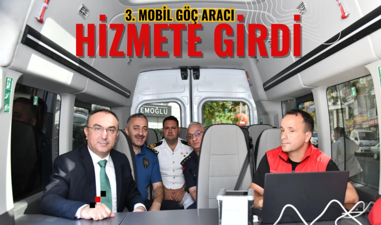 Tekirdağ'da Düzensiz Göçle Mücadele Güçleniyor: 3. Mobil Göç Aracı Hizmete Girdi