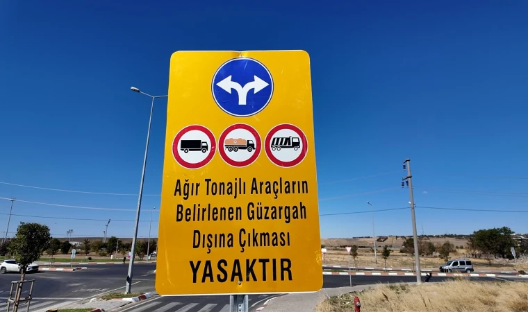 Ağır tonajlı araçlara zorunlu güzergah!
