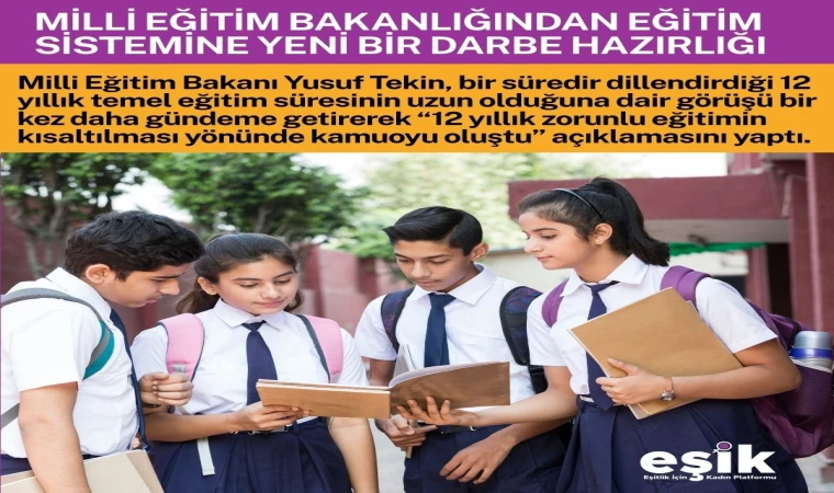 MİLLİ EĞİTİM BAKANLIĞI’NDAN EĞİTİM SİSTEMİNE YENİ BİR DARBE HAZIRLIĞI