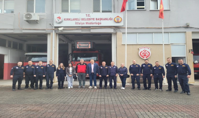 CHP Kırklareli Belediye Meclis Üyelerinden  İtfaiye Müdürlüğü'ne Ziyaret!