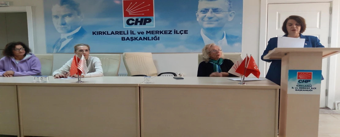 CHP ÇARŞAMBA TOPLANTISINA KADINLAR DAMGA VURDU