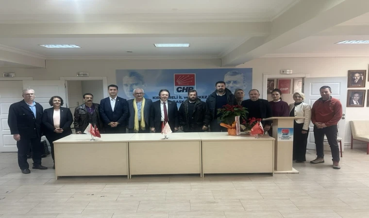 KIRKLARELİ TİP HEYETİNDEN CHP İL BAŞKANLIĞINA ZİYARET