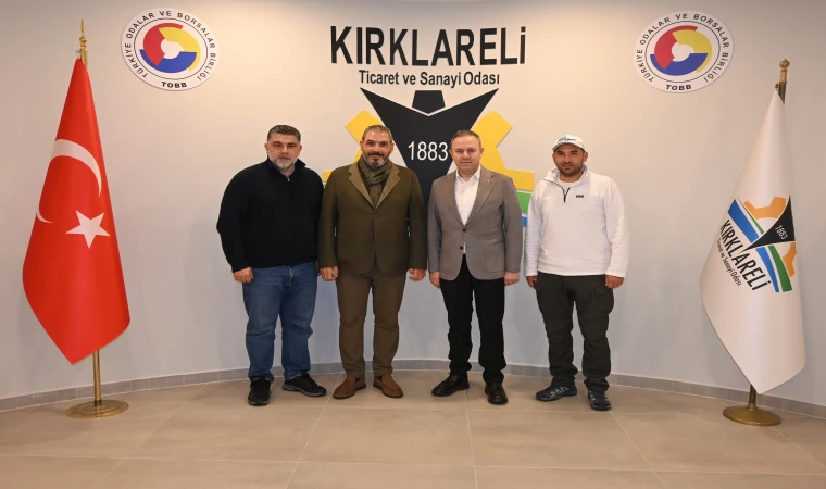 Kırklareli TSO Başkanı Soner Ilık, TED Edirne Koleji ve Kürek Kulübü Kurucusu Nesim İba’yı Ağırladı