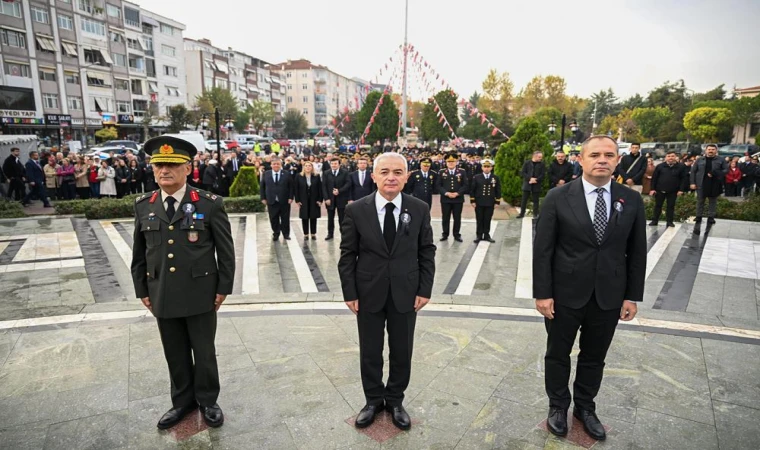 Kırklareli'de  10 Kasım Atatürk'ü Anma Törenleri Düzenlendi