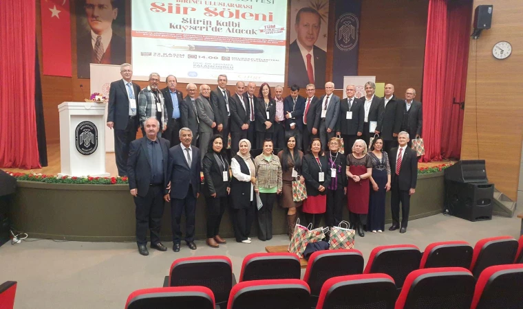 KIRKSEDER BAŞKANI ALAEDDİN İKİCAN KAYSERİ'DE ULUSLARARASI ŞİİR ŞÖLENİNE KATILDI.