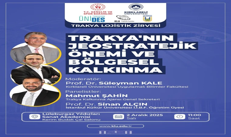 Lojistik sektörünün nabzı Lüleburgaz’da atacak!