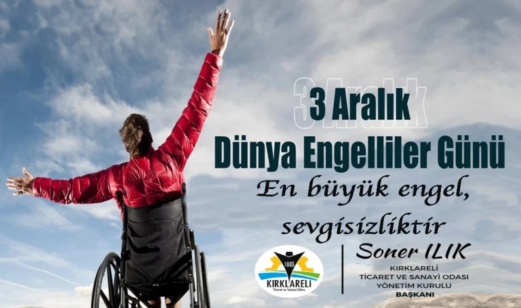 Engelli vatandaşlarımızın mutlu bir yaşam sürdürmeleri için çaba göstermeliyiz”