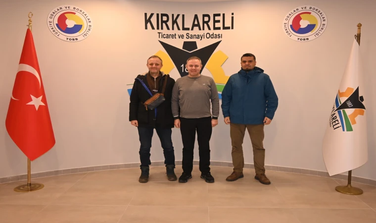 Kırklareli TSO Başkanı Soner Ilık, Değer Muhasebe Mali Müşavirlik Firması Sahiplerini Ağırladı