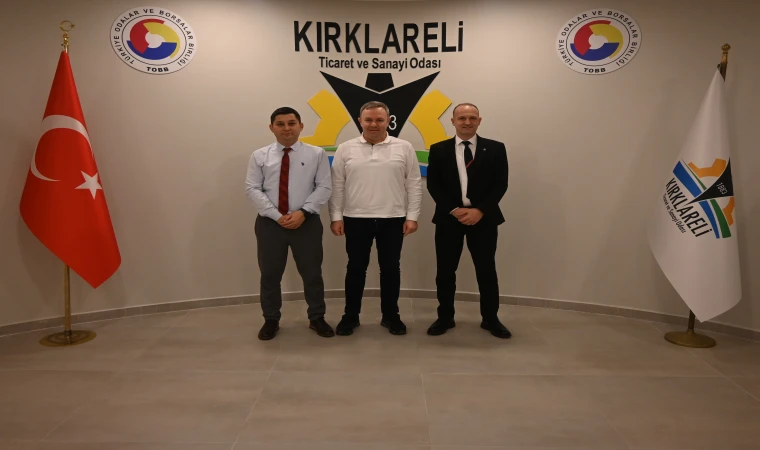 TEB Kırklareli Şube Müdürü Sertaç Engin, Kırklareli TSO’na “Hayırlı Olsun” Ziyaretinde Bulundu