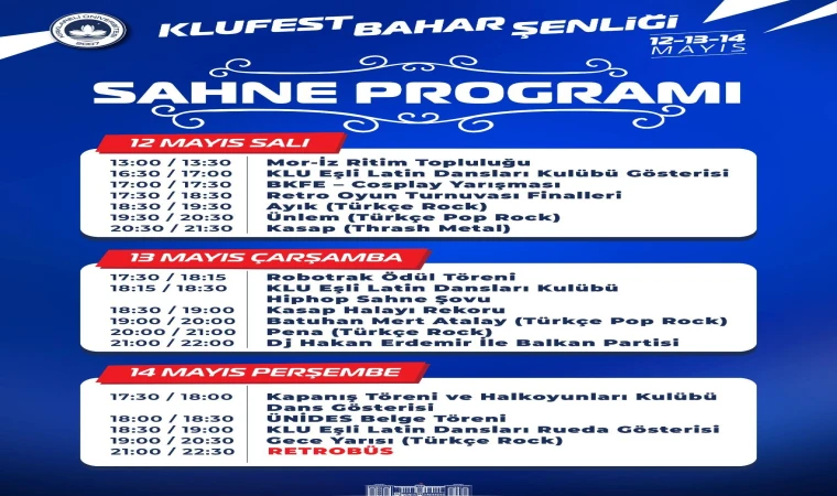 Kırklareli Üniversitesi’nde KLUFEST Coşkusu Başlıyor