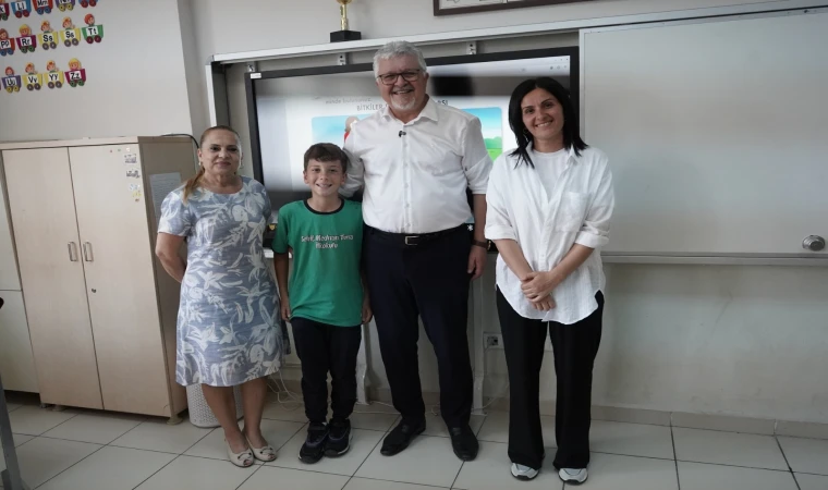 Başkan Gerenli, Sınıf Başkanı seçilen Ömer’in davetini geri çevirmedi