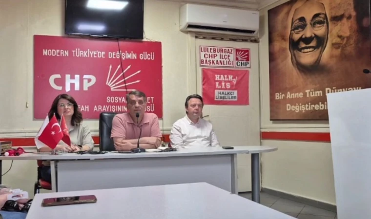CHP Lüleburgaz İlçe Örgütü Haftalık Toplantısını Gerçekleştirdi