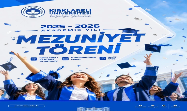 Kırklareli Üniversitesi’nde Mezuniyet Coşkusu: Binlerce Öğrenci Kep Atmaya Hazırlanıyor