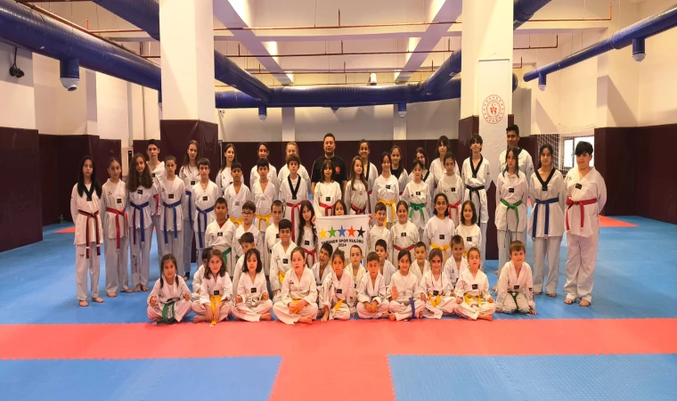 YAMANER SPOR KULÜBÜ'NDE KUŞAK TERFİ HEYECANI