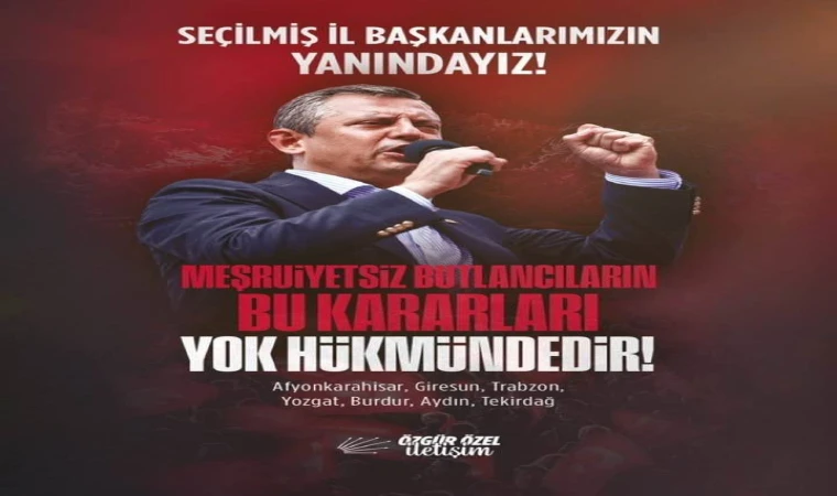 CHP Kırklareli İl Başkanı Bora Terzi: "Görevden Alma Kararları Bizim İçin Yok Hükmündedir"