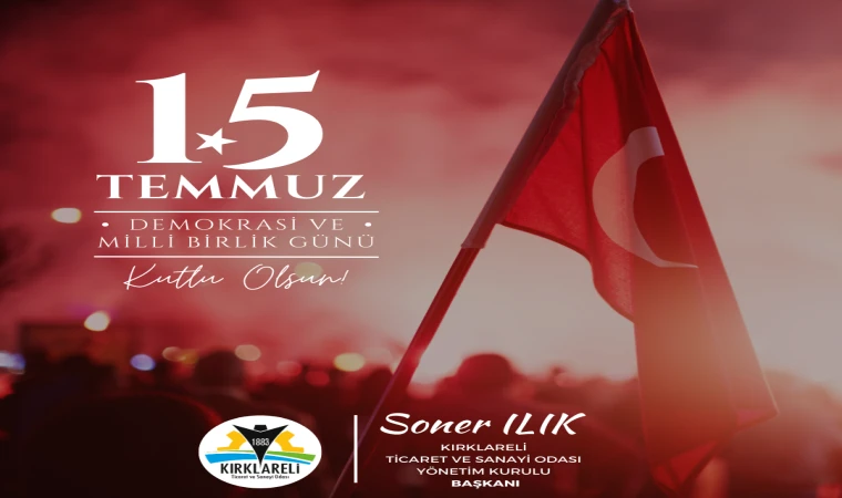 “Güçlü Türkiye’nin Temeli; Milli Dayanışma, Üretim, İstikrar ve Milletimizin Ortak İradesidir”