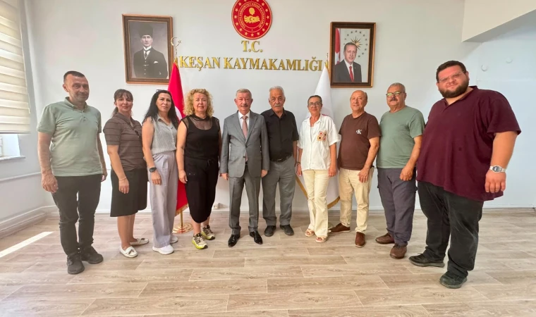 Keşan Kent Konseyi Yürütme Kurulu'ndan Kamu Kurumlarına Nezaket Ziyaretleri