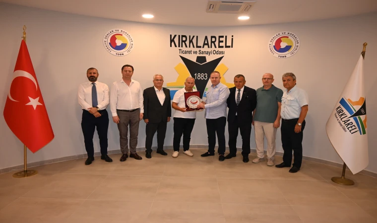 Kırklareli TSO Başkanları Ilık ile Özsan, Rumeli Balkan Dernekleri Federasyonu (RUBAFED) Genel Başkan Yardımcılarını Ağırladı