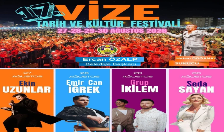 Vize, 17. Tarih ve Kültür Festivali'ne Hazırlanıyor