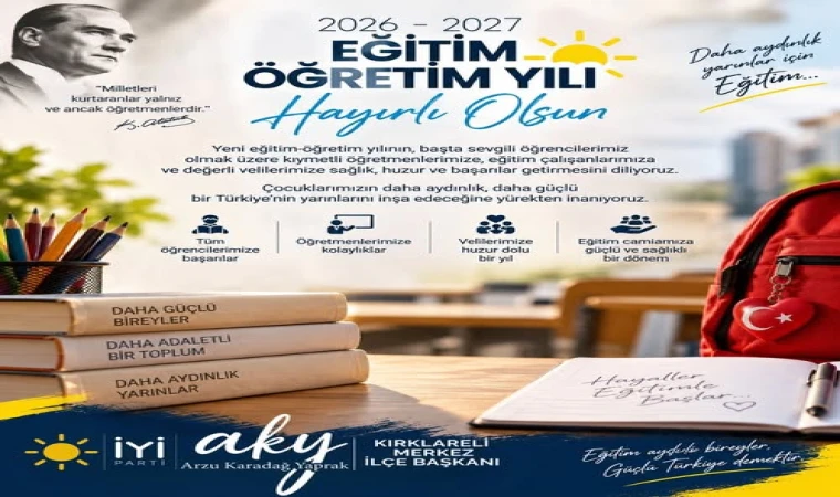 Yaprak’tan Yeni Eğitim-Öğretim Yılı Mesajı