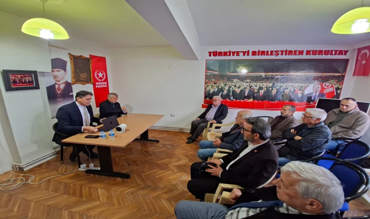 Vatan Partisi Genel Başkan Yardımcısı Serdar Üsküplü, Kırklareli’nde partililerle buluştu