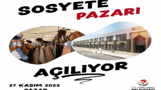Kırklareli Sosyete Pazarı 27 Kasım’da açılıyor