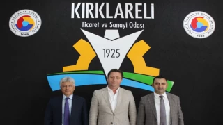 T.C. Ziraat Bankası’ndan, KTSO Meclis Başkanı İsmail Hakkı Özsan’a “Hayırlı olsun” ziyareti