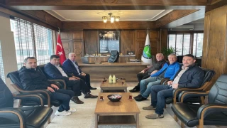 ERGENE BELEDİYE BAŞKANINDAN IŞIKA ZİYARET
