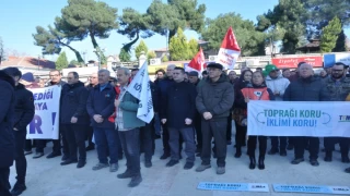 PINARHİSAR HALKI'NDAN TOPLULAŞTIRMAYA MİTİNGLE TEPKİ