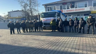 KAYNARCA BELEDİYESİNDEN DEPREMZEDELERE YARDIM