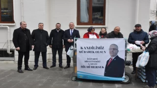 Hersek, Vatandaşlara Lokma Dağıttı