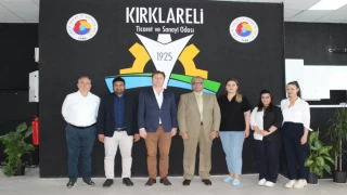 Kırklareli TSO Meclis Başkanı İsmail Hakkı Özsan, Pakistan İstanbul Başkonsolosu Nauman Aslam’ı ağırladı