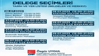 CHP MAHALLE DELEGE SEÇİM TAKVİMİ BELLİ OLDU
